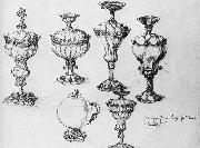 Albrecht Durer Six Goblets - Pen oil painting reproduction